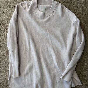 lululemon Women’s Oversized Merino Wool Cream Sweater
